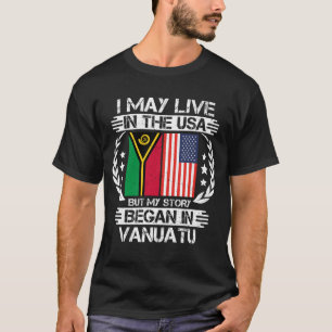 Camiseta Minha História Começou Em Vanuatu