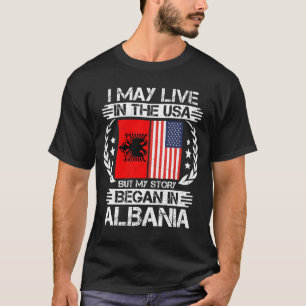 Camiseta Minha História Começou Na Albânia