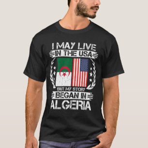 Camiseta Minha História Começou Na Argélia