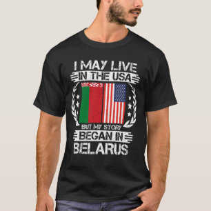 Camiseta Minha História Começou Na Bielorrússia