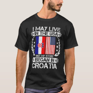 Camiseta Minha História Começou Na croácia