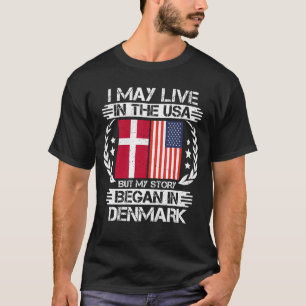 Camiseta Minha História Começou Na Dinamarca