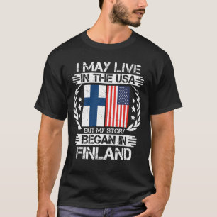 Camiseta Minha História Começou Na Finlândia