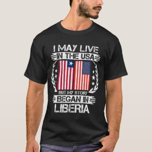 Camiseta Minha História Começou Na Libéria