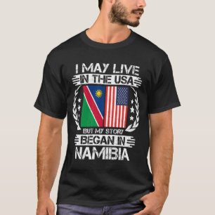 Camiseta Minha História Começou Na Namíbia