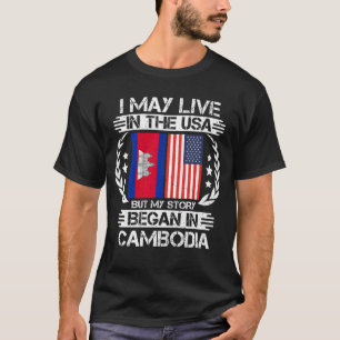 Camiseta Minha História Começou No Camboja