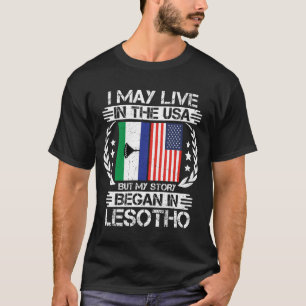 Camiseta Minha História Começou No Lesoto