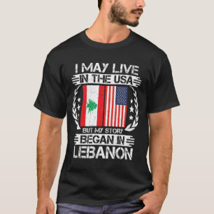 Camiseta Minha História Começou No Líbano