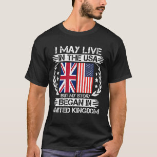 Camiseta Minha História Começou No Reino Unido