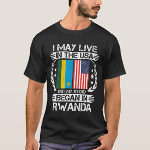 Camiseta Minha História Começou No Ruanda