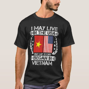 Camiseta Minha História Começou No Vietnã