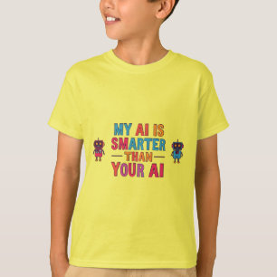 Camiseta minha ia é mais inteligente