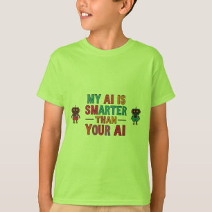 Camiseta minha ia é mais inteligente