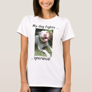 Camiseta Minha ignorância das lutas de cão!
