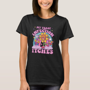 Camiseta Minha Infecção por Fungo Coça Humor Estranho Ofens
