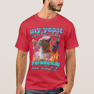 Camiseta Minha Infecção por Levedura Humor Adulto Engraçado