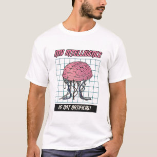 Camiseta Minha inteligência não é artificial
