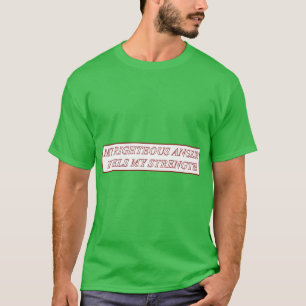 Camiseta Minha Ira Justa Alimenta Minha Força amigos