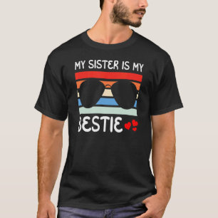 Camiseta Minha Irmã É Minha Melhor Amiga De Esquadrão Com O