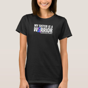 Camiseta Minha Irmã É Uma Artrite Reumatoide Guerreira