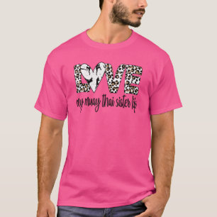 Camiseta Minha Irmã Muay Thai Life Muay Thai Sis
