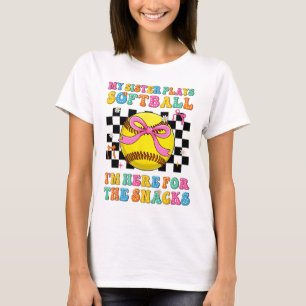 Camiseta Minha Irmã Toca Suavemente Estou Aqui Para O Garot