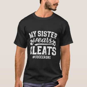Camiseta Minha Irmã Usa Trava de Futebol Irmão de Futebol P