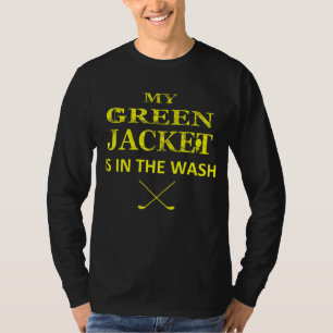 Camiseta Minha Jaqueta Verde No Jogador De Golfe De Golfe D