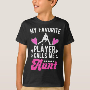 Camiseta Minha jogadora de hóquei de campo favorita Tia Hóq
