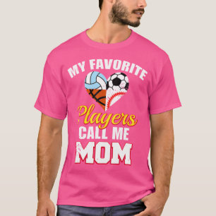 Camiseta Minha Jogadora Favorita Mãe Futebol De Baseball Vo