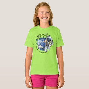 Camiseta Minha jornada de caminhada espacial Crianças