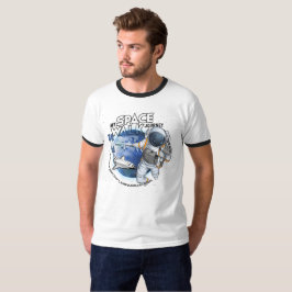 Camiseta Minha jornada de caminhada espacial | Homens tocan