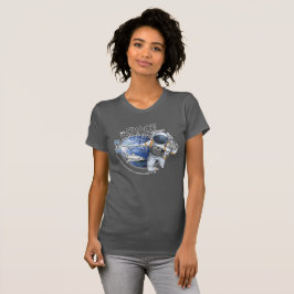 Camiseta Minha Jornada de Caminhada Espacial (Modo escuro) 