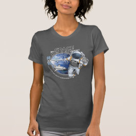 Camiseta Minha Jornada de Caminhada Espacial (Modo escuro) 