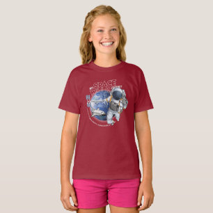 Camiseta Minha jornada de caminhada espacial (Modo escuro)
