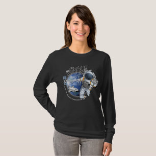 Camiseta Minha jornada de caminhada espacial (Modo escuro)