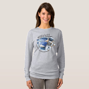 Camiseta Minha jornada de caminhada espacial Mulheres
