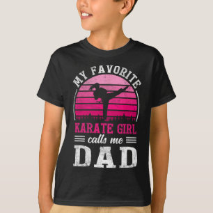 Camiseta Minha Karate Favorita Me Chama De Dia de os pais P