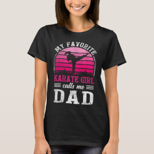 Camiseta Minha Karate Favorita Me Chama De Dia de os pais P