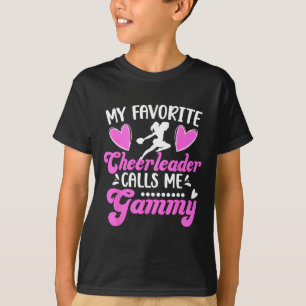 Camiseta Minha líder de torcida favorita Gammy Cheer Gammy