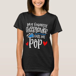 Camiseta Minha líder de torcida favorita me chama de papai