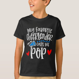 Camiseta Minha líder de torcida favorita me chama de papai 