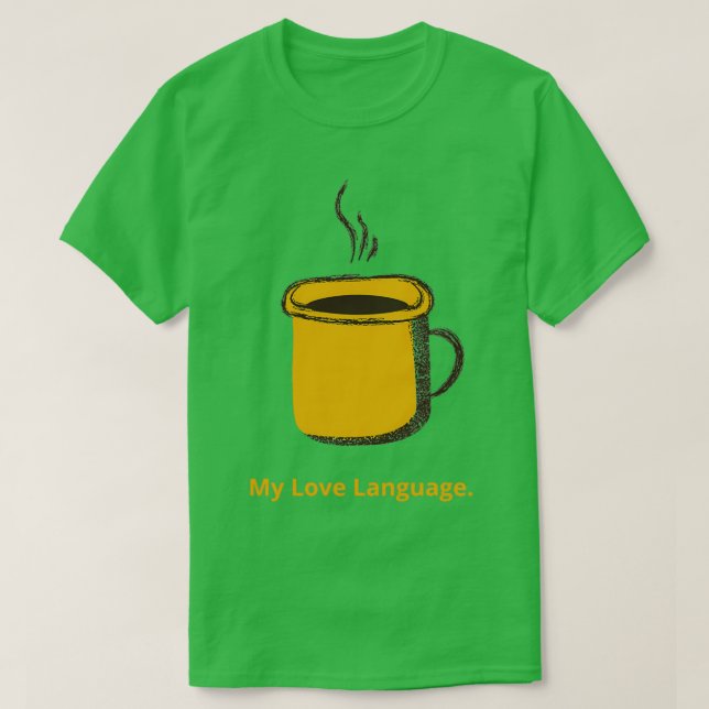Camiseta Minha Língua de Amor 1 (Frente do Design)