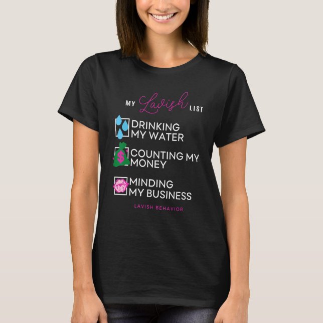 Camiseta Minha Lista Lavante (Frente)