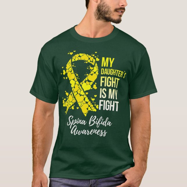 Camiseta Minha Luta De Filhas É Minha Luta Spina Bifida (Frente)
