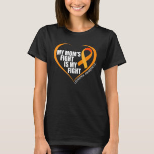 Camiseta Minha Luta De Mães É Minha Consciência Da Leucemia