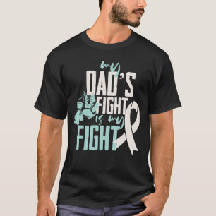 Camiseta Minha Luta De Pai É A Minha Consciência Do Cancer