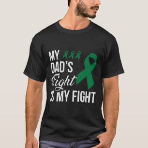 Camiseta Minha Luta De Pai É Lutar Contra O Cancer De Luta 