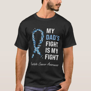 Camiseta Minha Luta De Pai É Minha Luta Contra O Cancer Da