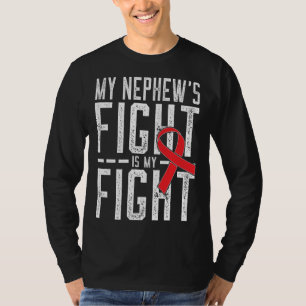 Camiseta Minha Luta do Sobrinho é Minha Luta Contra a Doenç